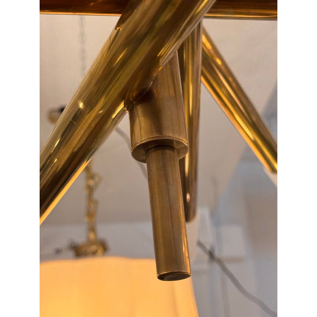 Gold Kelly Wearstler for Visual Comfort Rousseau Grande Chandelier For Sale - Image 8 of 12