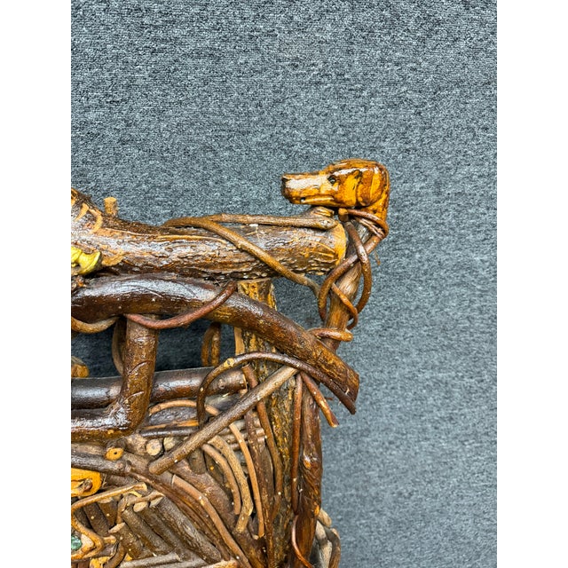 1937 Old Hickory Company Presentation "The Dog Chair" For Sale - Image 11 of 18