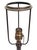 Antique Bronze Rose Overlay & Stained Slag Glass Table Lamp #559 by Handel For Sale In New York - Image 6 of 18