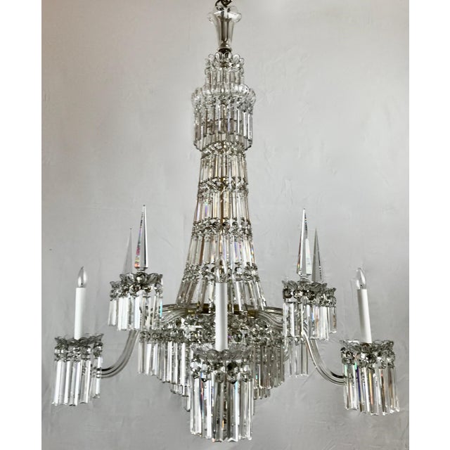 Mid 19th Century Crystal Chandelier by F&C Osler of Tent and Waterfall Design For Sale - Image 10 of 12