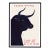 David Shrigley Taurus Signs of the Zodiac Lithograph Poster (The Bull), 2021 For Sale