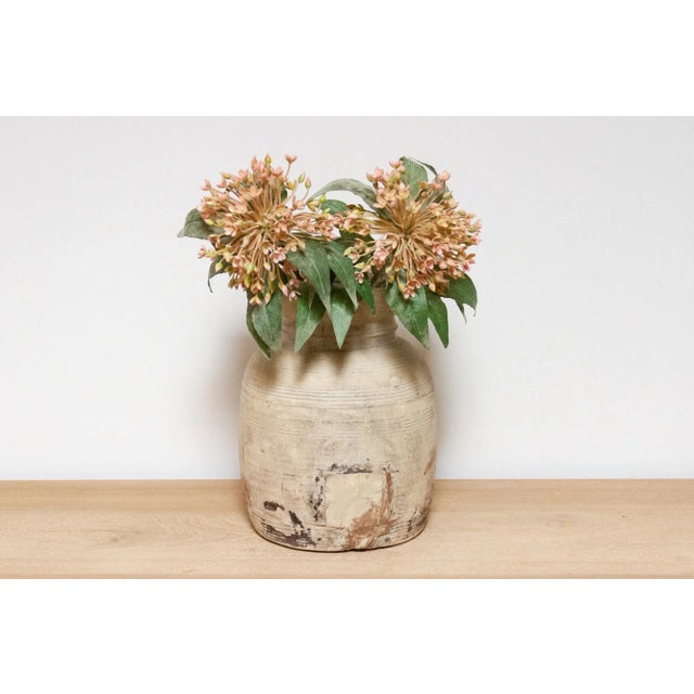 Ecru Antique Wooden Pot-Cha For Sale - Image 8 of 9