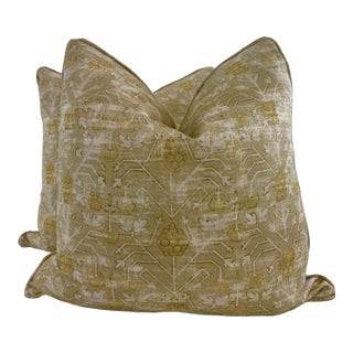 Zak & Fox "Khotan" in Color 02 22" Pillows-A Pair For Sale