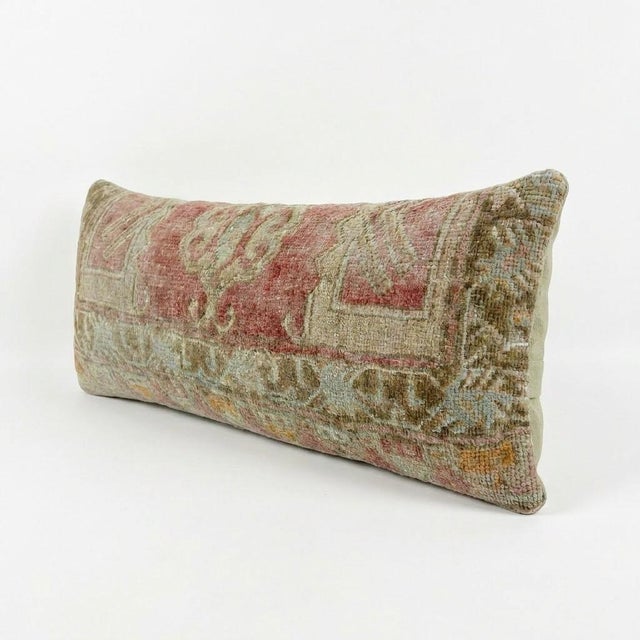 Mid-Century Modern Anatolian Bedding Kilim Pillow Cover 14'' X 46'' For Sale - Image 3 of 4