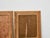 Pair of Painted Wood Mirrors with Bamboo Frames and Tribal Motif Detailing For Sale - Image 4 of 12
