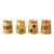 19th Century French Terracotta Pottery Pitchers With Floral Décor For Sale