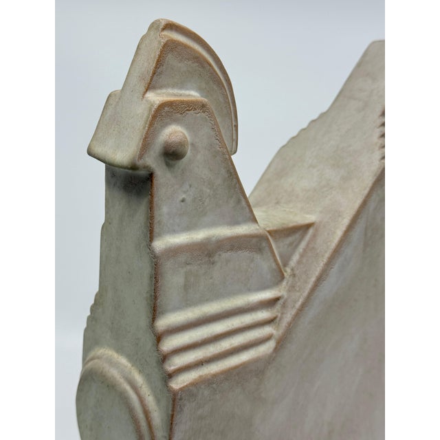 1960s Architectural Rooster Pottery Figure For Sale - Image 15 of 18