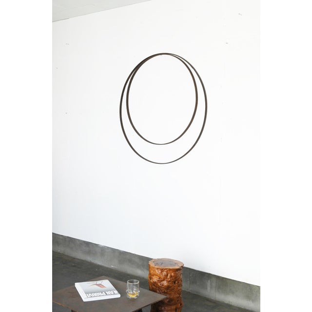 Old Japanese Iron Ring / Circa 20th Century / Wall Hanging Object For Sale - Image 14 of 15
