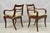 Vintage English Regency Style Cane Seat Mahogany Saber Leg Arm Chairs - A Pair For Sale - Image 18 of 18