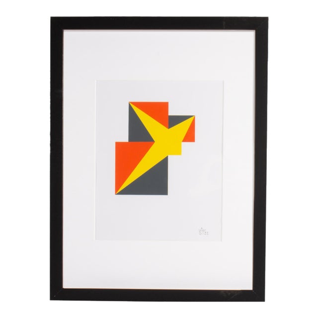 1995 “Konstruktion and Intuition” Serigraph Print by Anton Stankowski For Sale