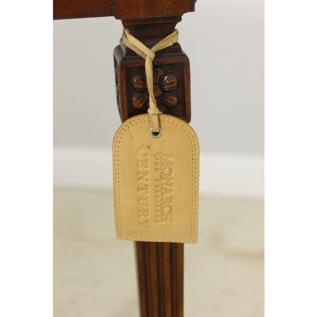 Century Satinwood Mahogany Adams Style Console Table For Sale - Image 10 of 12