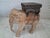 Vintage Hand-Carved Wooden Elephant Plant Stand, 1960s For Sale - Image 12 of 18