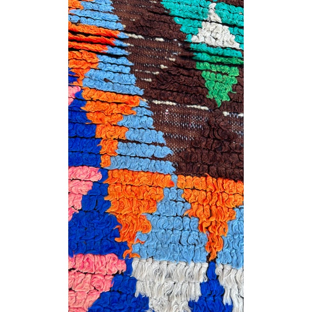 Boujad rugs are handwoven pile rugs from a small region in Haouz between the Middle Atlas and the Atlantic ocean. The...