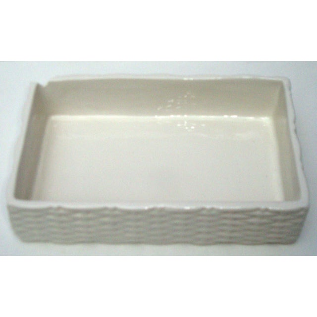 Italian Porcelain Ceramic Wicker Frog Box Chairish