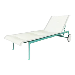 Pair of Vintage Mid Century Modern 1966 Leisure Collection Patio Lounge Chaise by Richard Schultz for Knoll, Attributed