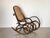Rocking Chair in Wood and Straw, 1960s For Sale - Image 12 of 12