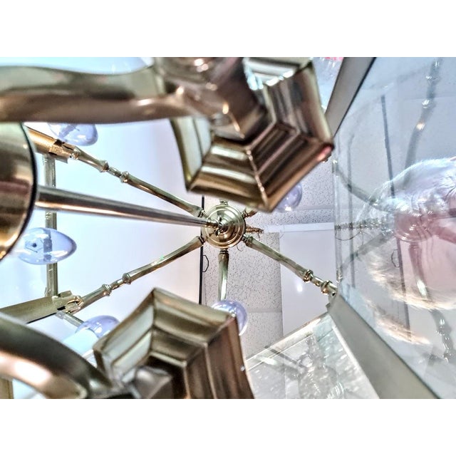 Very Large Old Regency Brass Lantern Early 1900 English For Sale - Image 14 of 14