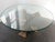 Vintage Brutalist Coffee Table in Bronze and Glass, 1970s For Sale - Image 6 of 12