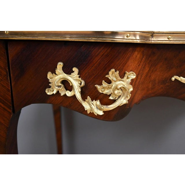 Early 20th Century Louis XV Mahogany Writing Desk For Sale - Image 13 of 18