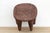 1950s Wood Nupe Stool W/ Black Dots For Sale - Image 5 of 8