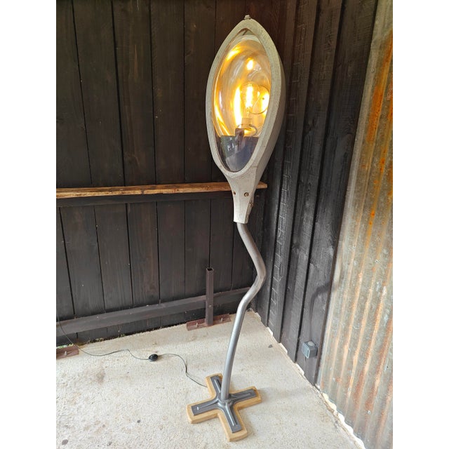 Large Industrial Floor Lamp, 1970s For Sale - Image 9 of 18