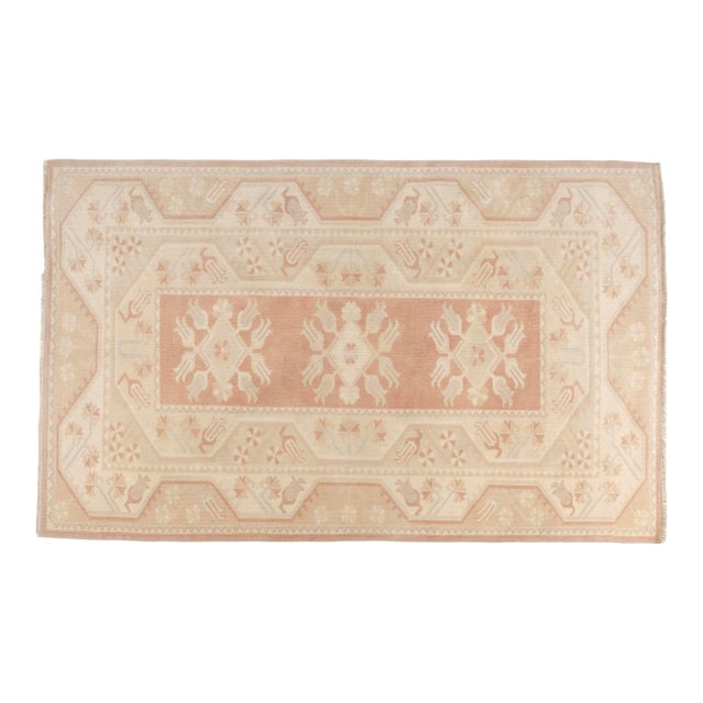 Mid 20th Century Wool Turkish Vintage Rug For Sale