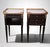 This elegant pair of French nightstands is an outstanding example of the Louis XVI Revival style, crafted in France...