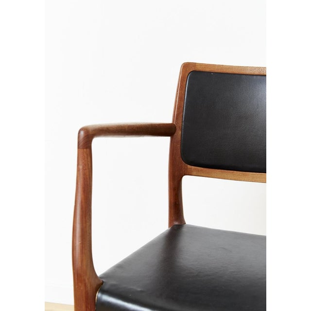 Model 65 Chair in Teak by Niels Otto Møller for J.L. Møllers, 1960s For Sale - Image 4 of 15
