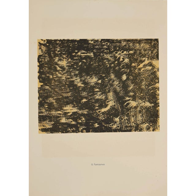 Fantasmes is an original lithograph on watermarked paper ''Arc''. Abstract composition by the French artist Jean Dubuffet....