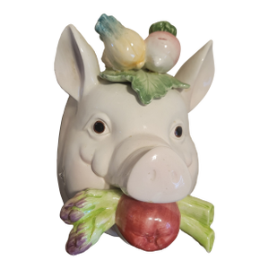 French Market Collection Fitz and Floyd Pig Head
