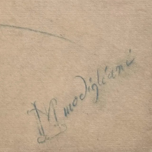 1980s A. Modigliani, Testa di Cariatide, Lithograph For Sale - Image 5 of 7