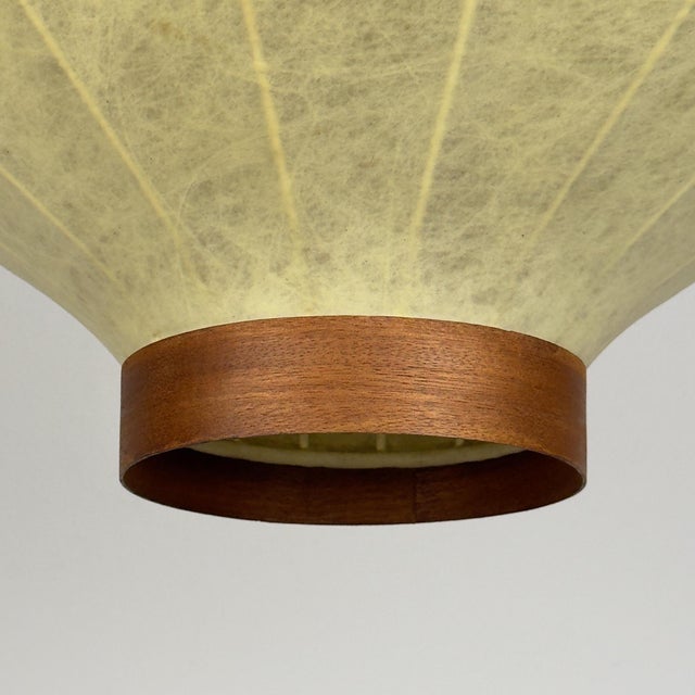 Mid-Century Modern Italian Cocoon Pendant Lamp, 1960s For Sale - Image 15 of 18