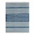 Rug & Kilim's Contemporary Dhurrie Rug in Dark Blue and White Stripes - 9x12 For Sale