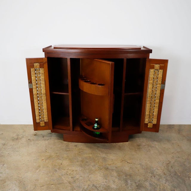 1960s Original Bar Credenza in the style of Clara Porset For Sale - Image 10 of 17