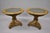 Vintage French Country Style Walnut Slate Top Pedestal Base End Tables - a Pair For Sale - Image 9 of 9