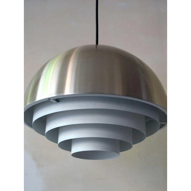 Mid-Century Modern Mid-Century Scandinavian Brass Pendant Light, 1960s For Sale - Image 3 of 6