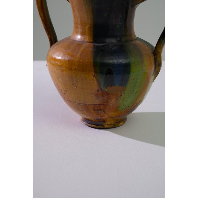 1960s 1960s Belgian Ceramic Vase For Sale - Image 5 of 6