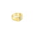 Contemporary Diagonal Baguette Diamond Wedding Band .33cttw 14k Yellow Gold, Size 9 For Sale - Image 3 of 5