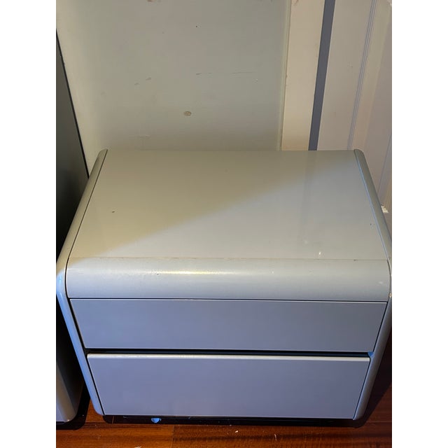 Wood Modern Lane Dresser and Bedside Table - Set of 2 For Sale - Image 7 of 8