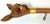 German Black Forest Style Carved Deer Head Baton with Brass Mounts, Circa 1930s A whimsical and finely executed carved...