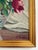 Mid-Century Roses in Chinoiserie Vase Oil Painting For Sale - Image 4 of 9