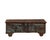 Wood Antique Indian Painted Teakwood Blanket Chest/Coffee Table For Sale - Image 7 of 8