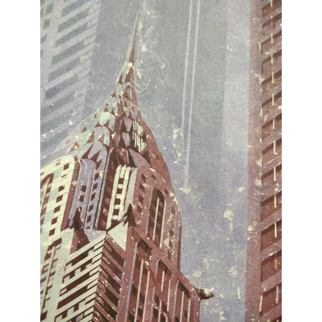 Contemporary Luis Fernandez, City Scene, 2007, Mixed Media on Paper For Sale - Image 3 of 5