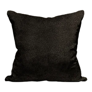 The House of Scalamandré Mouton Pillow, Ash Brown