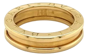 Mid 20th Century Bvlgari B.Zero1 One Band Ring 18K Yellow Gold Size 5