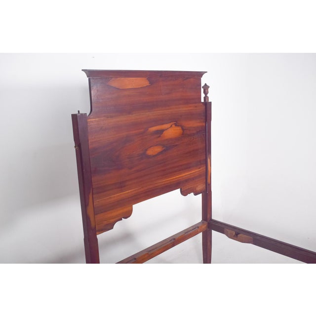 Portuguese Rosewood Double Bed, 1890 For Sale - Image 11 of 14