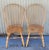 Folk Art Mid 20th Century Set of Four Natural Bowback Windsor Chairs For Sale - Image 3 of 7