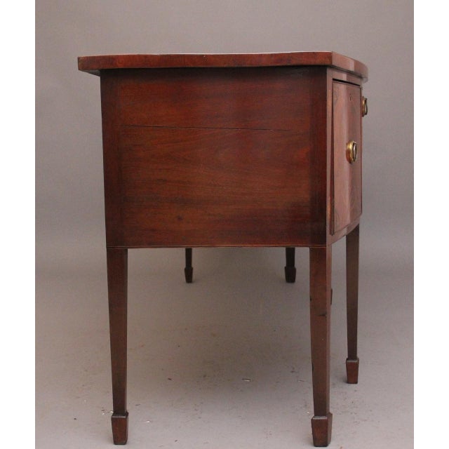 Early 19th Century Georgian Inlaid Mahogany Bowfront Sideboard, 1800 For Sale - Image 5 of 11