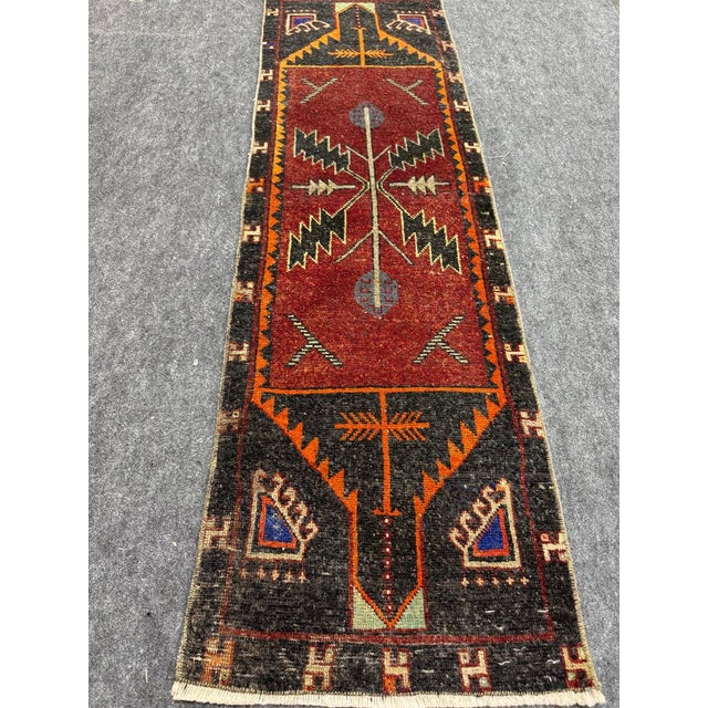Turkish Yastik Rug 1'5" x 4'9" For Sale - Image 4 of 5