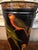 Metal Vintage English Planter Jardiniere Urn Bird Decoupage Black Tole Aviary Décor For Sale - Image 7 of 18